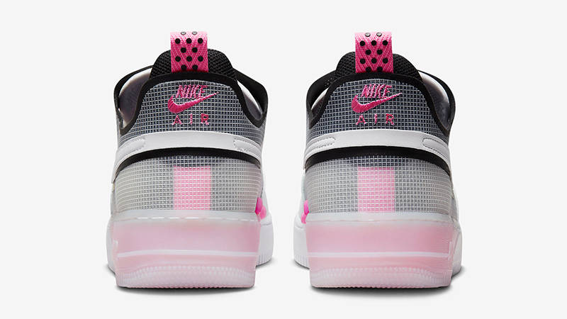 Nike Air Force 1 React White Pink Black DV0808-100 Back