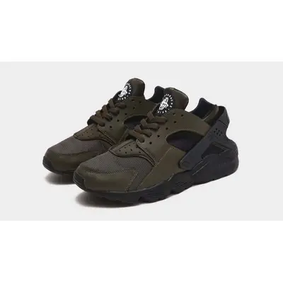 Khaki and black outlet huaraches