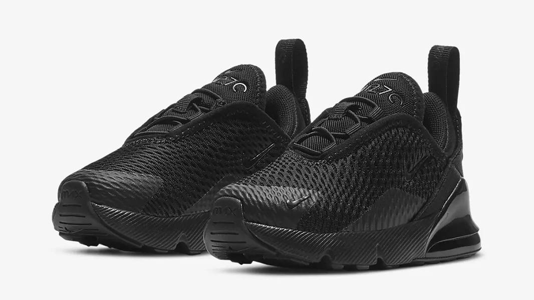 nike air max 270 black boys