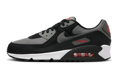 Nike Air Max 90 Black Red Grey | Where To Buy | FD0664-001 | The Sole ...