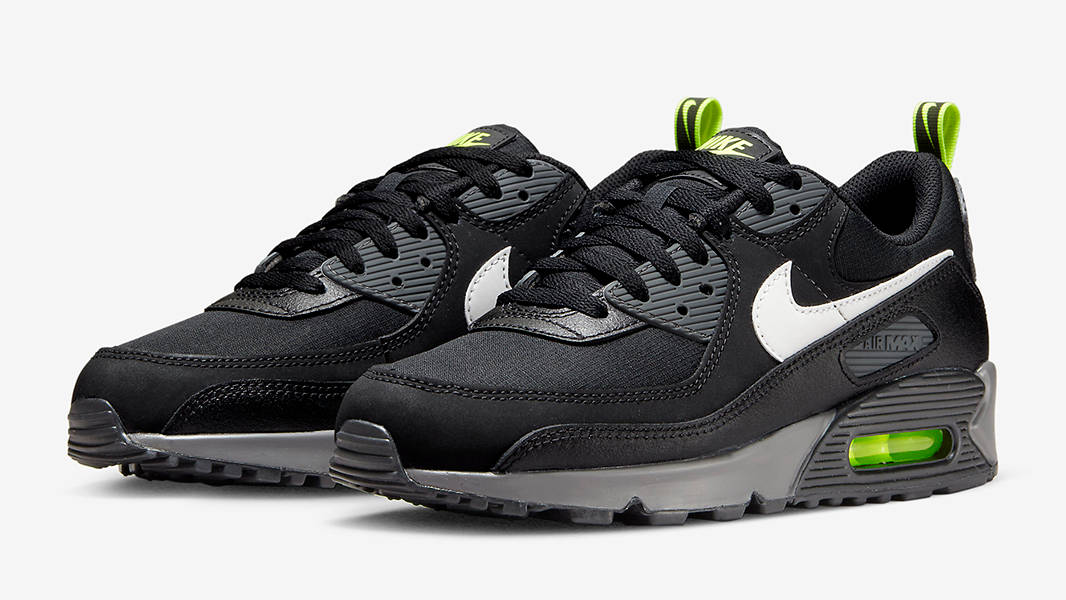 Nike Air Max 90 Black White Volt Where To Buy DZ4495-001