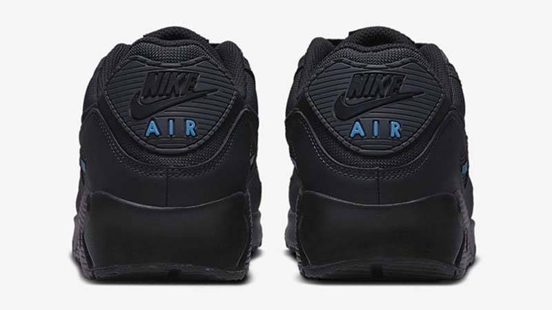 Nike Air Max 90 Black University Blue FJ4218-001 Release Date SBD ...