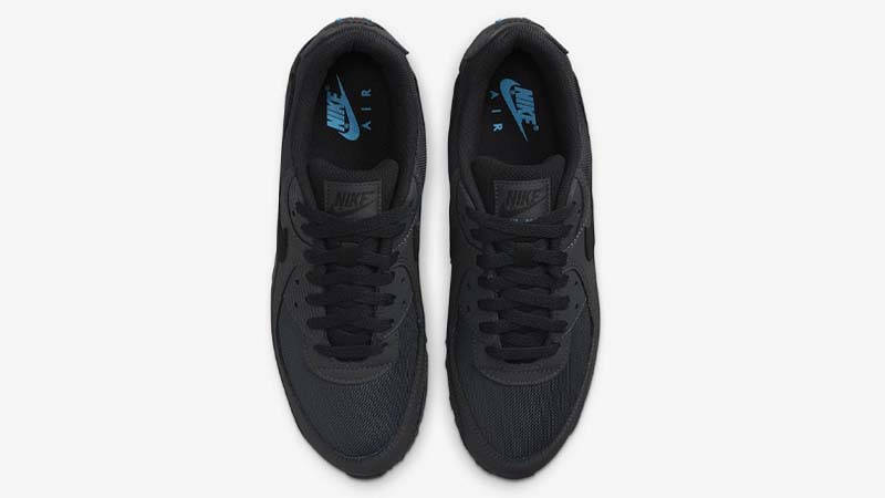 Nike Air Max 90 Dark Smoke Grey Blue Middle
