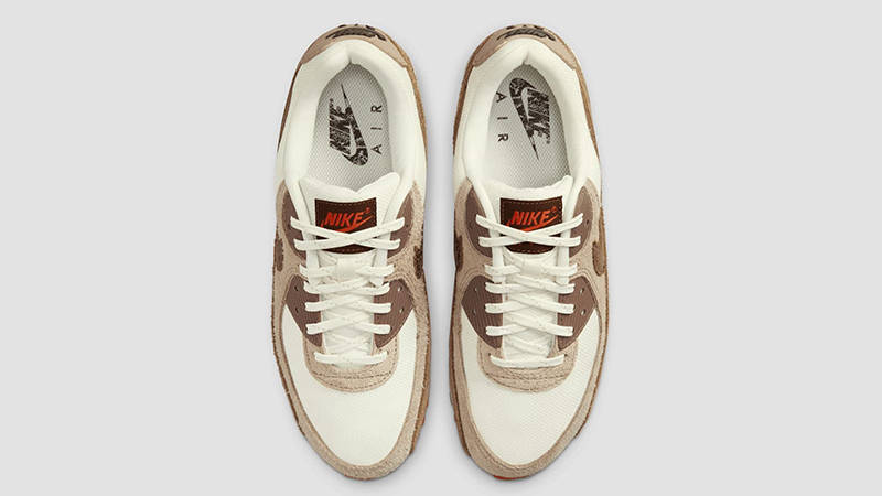 Nike Air Max 90 SE Snakeskin Swoosh Brown DX9502-100 Top
