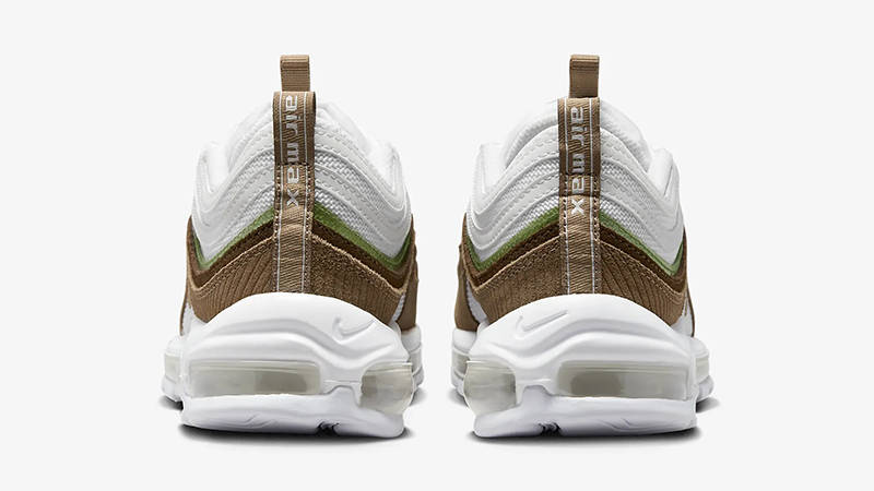 Nike Air Max 97 White Brown Corduroy DZ5377-121 Back