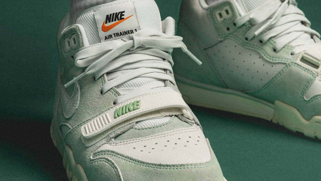 The Nike Air Trainer 1 Appears In Enamel Green - Sneaker News