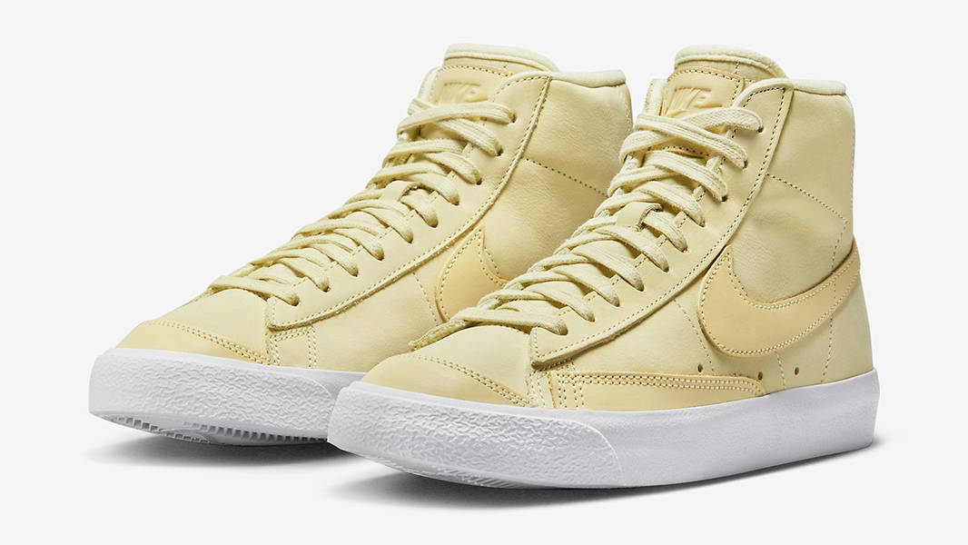 Nike Blazer Mid Lemon DQ7572-700 Side