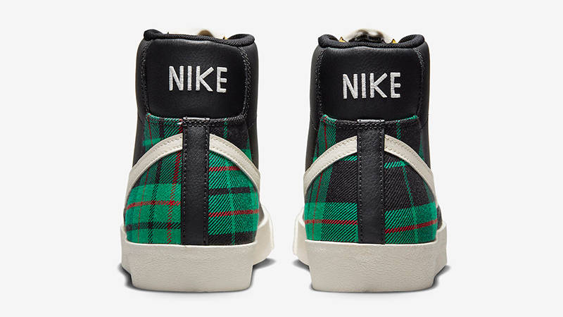 nike blazers black and green