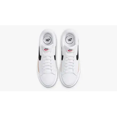 Nike Court Legacy Lift White Black Middle
