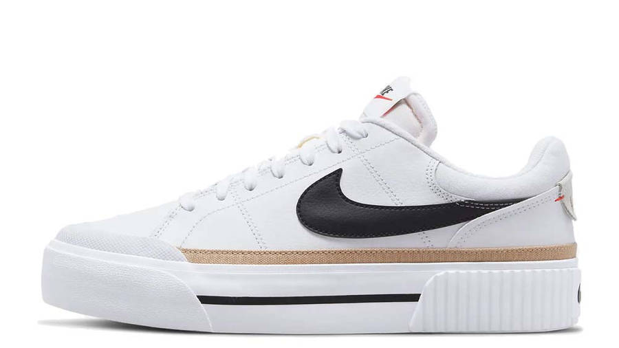 Nike Court Legacy Lift White Black | Where To Buy | DM7590-100 | The ...