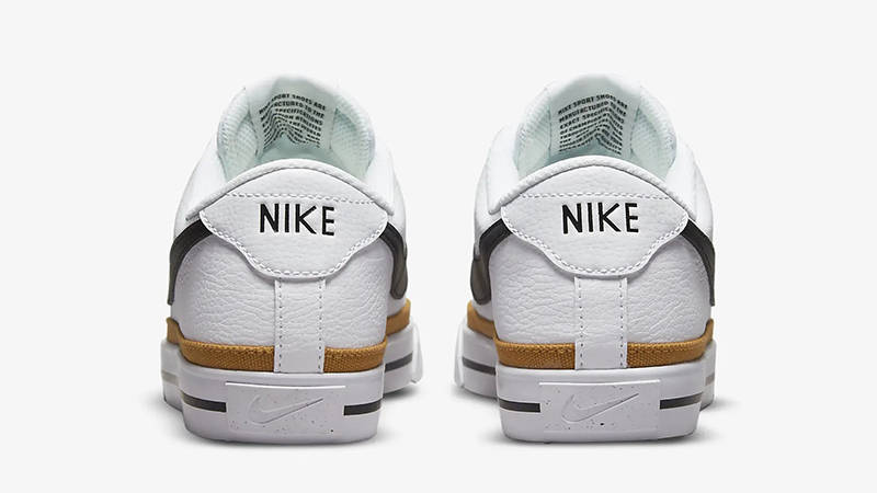 Nike Court Legacy Next Nature White Orange Black DH3161-100 Back