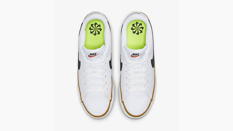 Nike Court Legacy Next Nature White Orange Black DH3161-100 Top