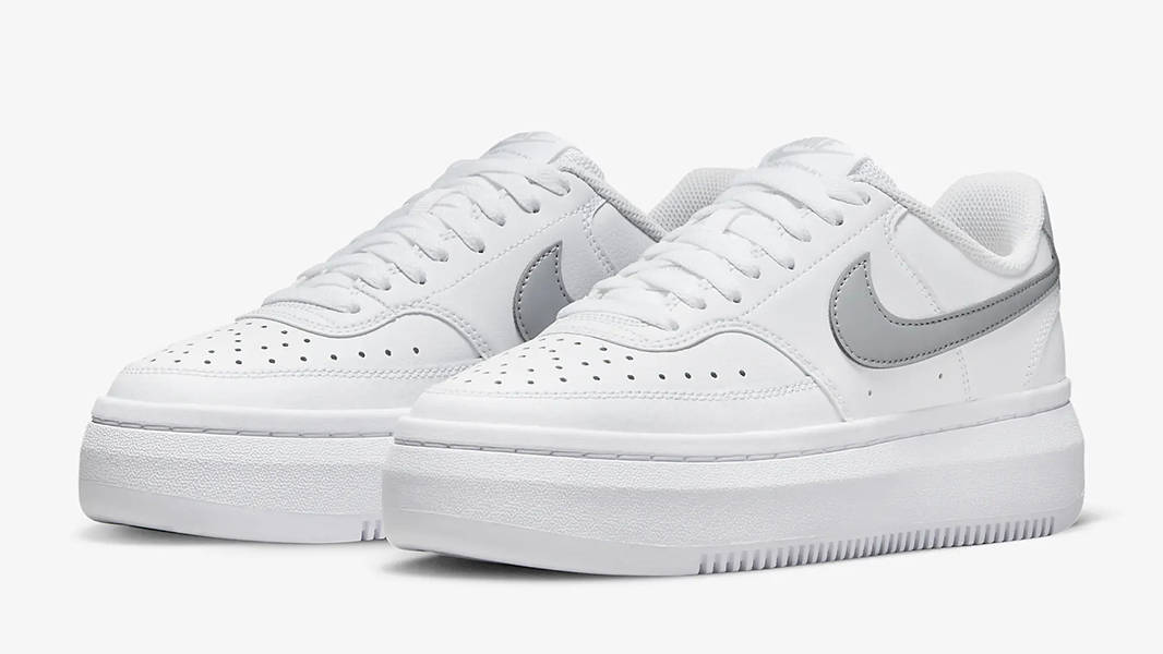Nike Court Vision Alta White Metallic Platinum DM0113-101 Side