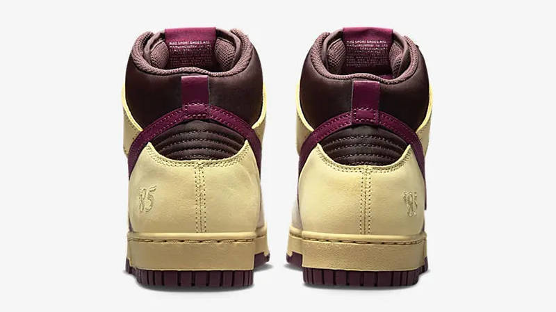 Nike Dunk High 1985 Alabaster Rosewood FD0794-700 Back