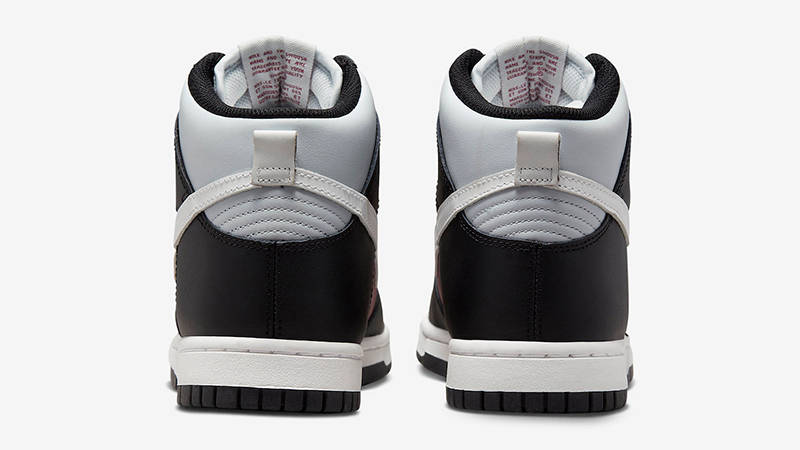 Nike Dunk High Black Maroon White DD1869-005 Back