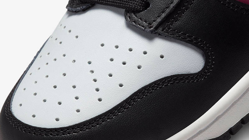 Nike Dunk High Black Maroon White DD1869-005 Detail