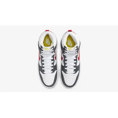Nike Dunk High Embossed Red Grey FD0668-001 Top