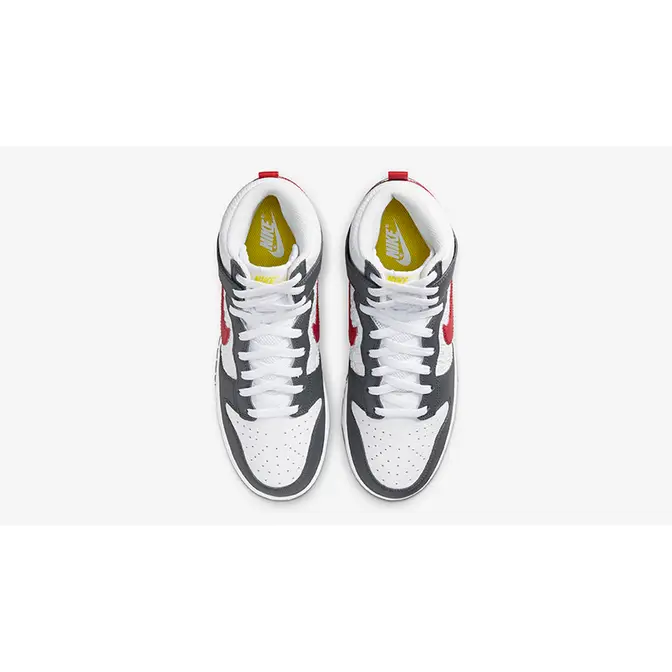 Nike Dunk High Embossed Red Grey FD0668-001 Top