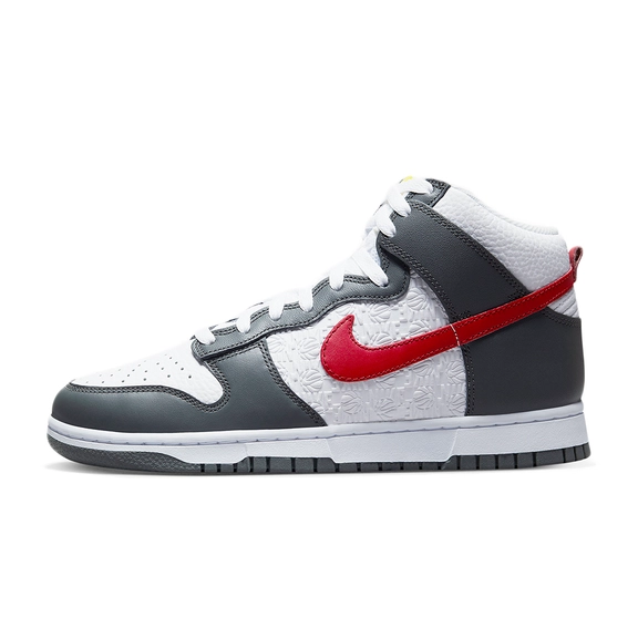 Nike Dunk High Embossed Red Grey FD0668-001