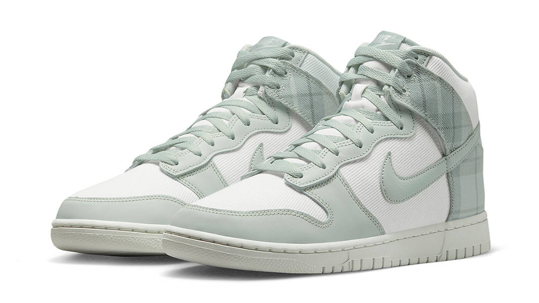 Nike Dunk High Plaid Green DV0826-100 Side