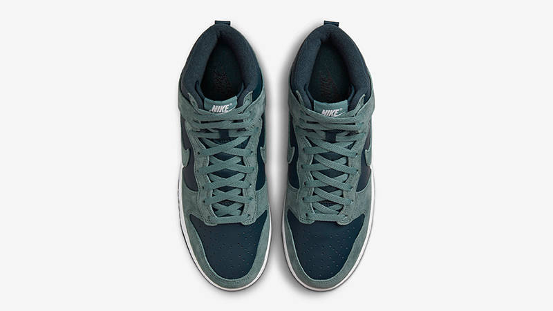 Nike Dunk High Teal Suede DQ7679-400 Top