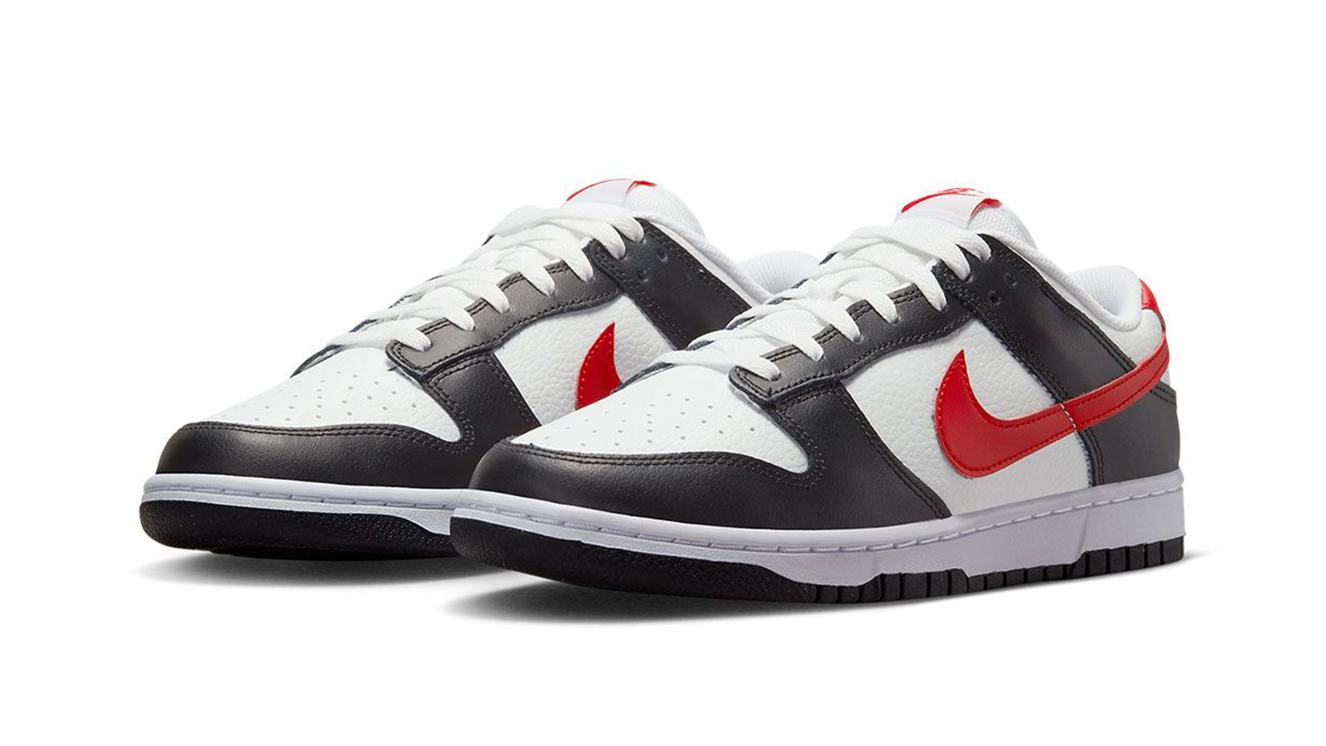 Nike Dunk Low White Black Red