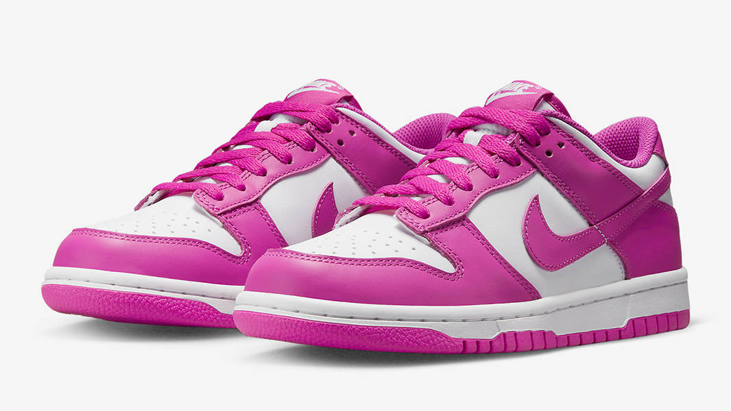 Nike Dunk Low GS Active Fuchsia FJ0704-100 Side