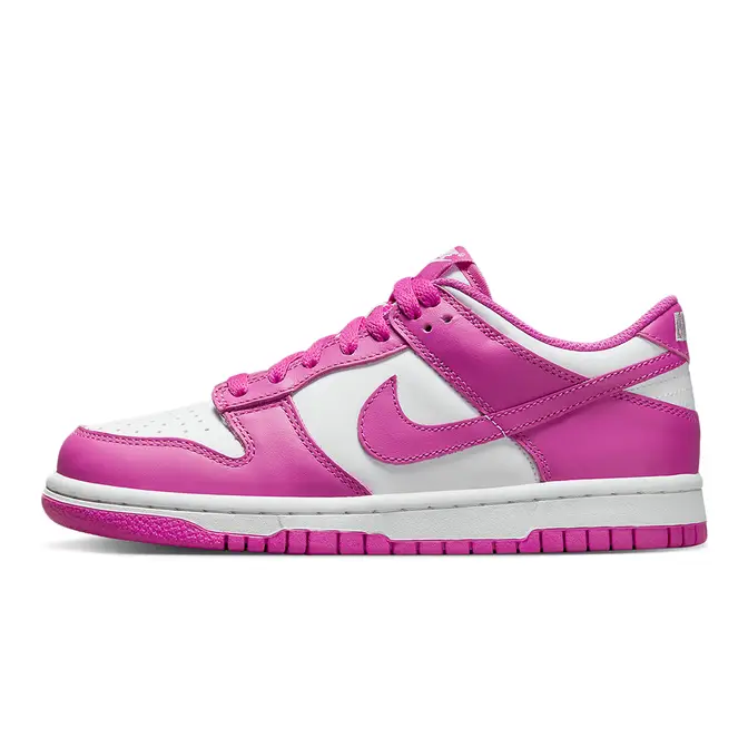 Nike Dunk Low GS Active Fuchsia | Where To Buy | FJ0704-100 | The Sole ...