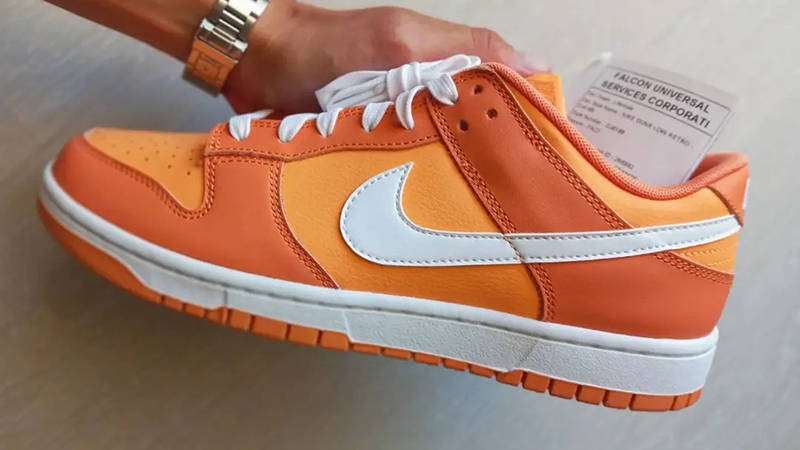 Nike Dunk Low Peach Side
