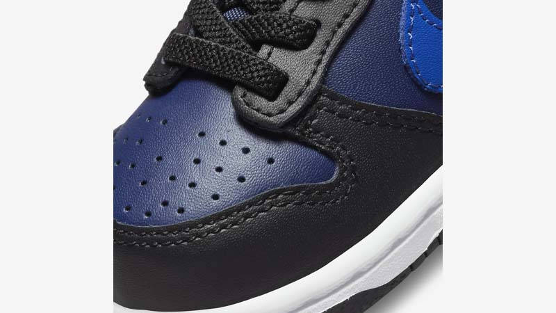 Nike Dunk Low Toddler Midnight Navy Closeup