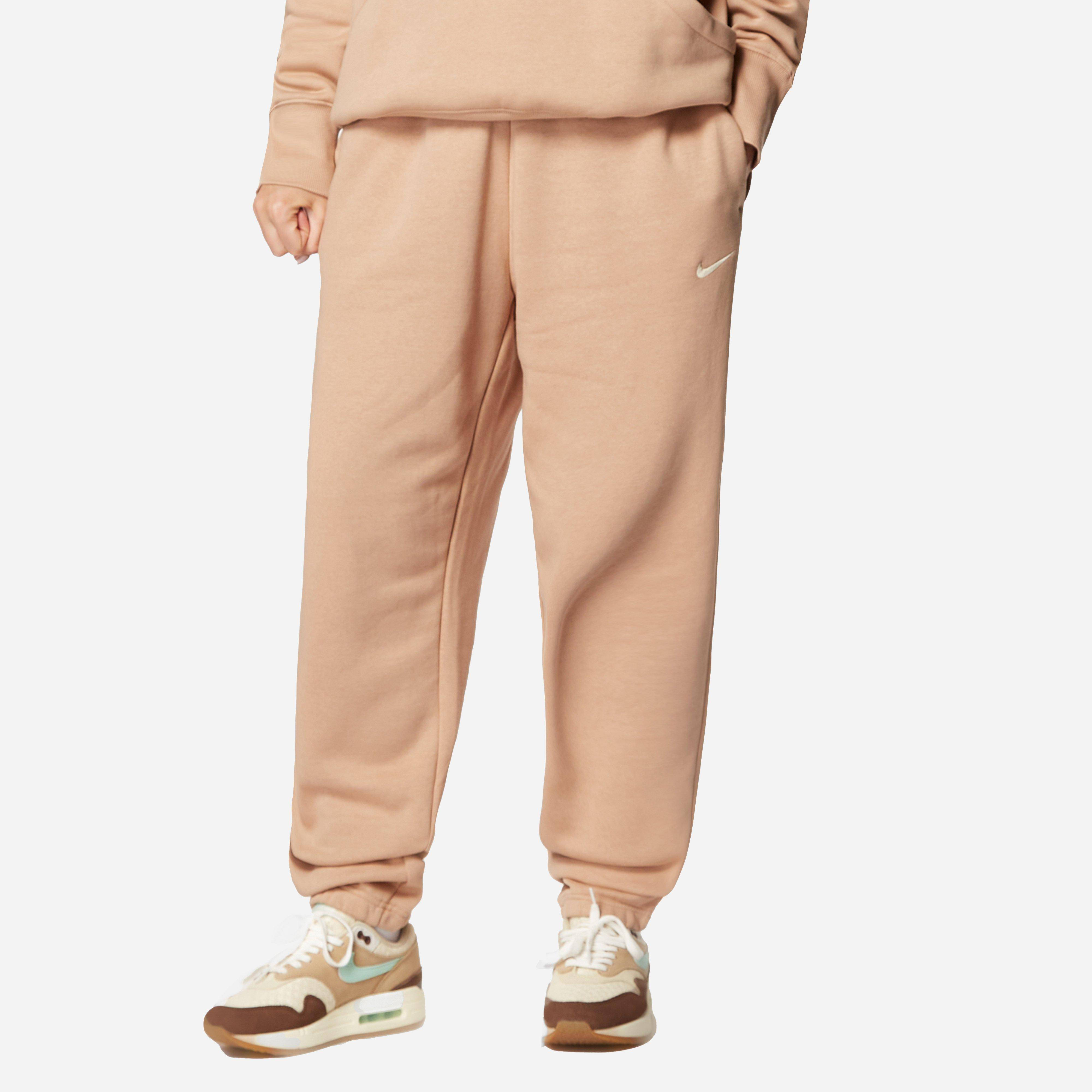 Nike Phoenix Fleece wide sweatpants in tan - TAN, ASOS