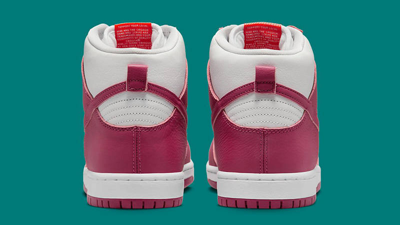 Nike SB Dunk High Sweet Beet DQ4485-600 Back