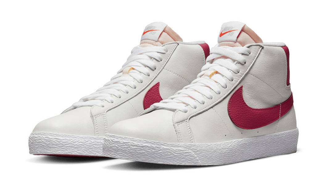 Nike SB Zoom Blazer Mid ISO White Sweet Beet DR8190-161 Side