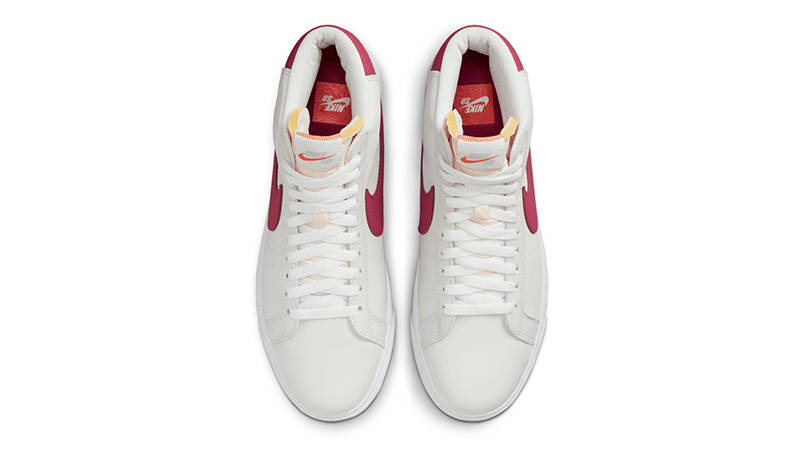 Nike SB Zoom Blazer Mid ISO White Sweet Beet DR8190-161 Top