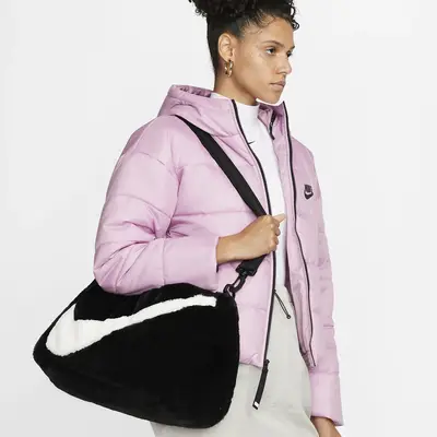 Nike Sportswear Faux Fur Tote | Where To Buy | FB3050-010 | The Sole ...