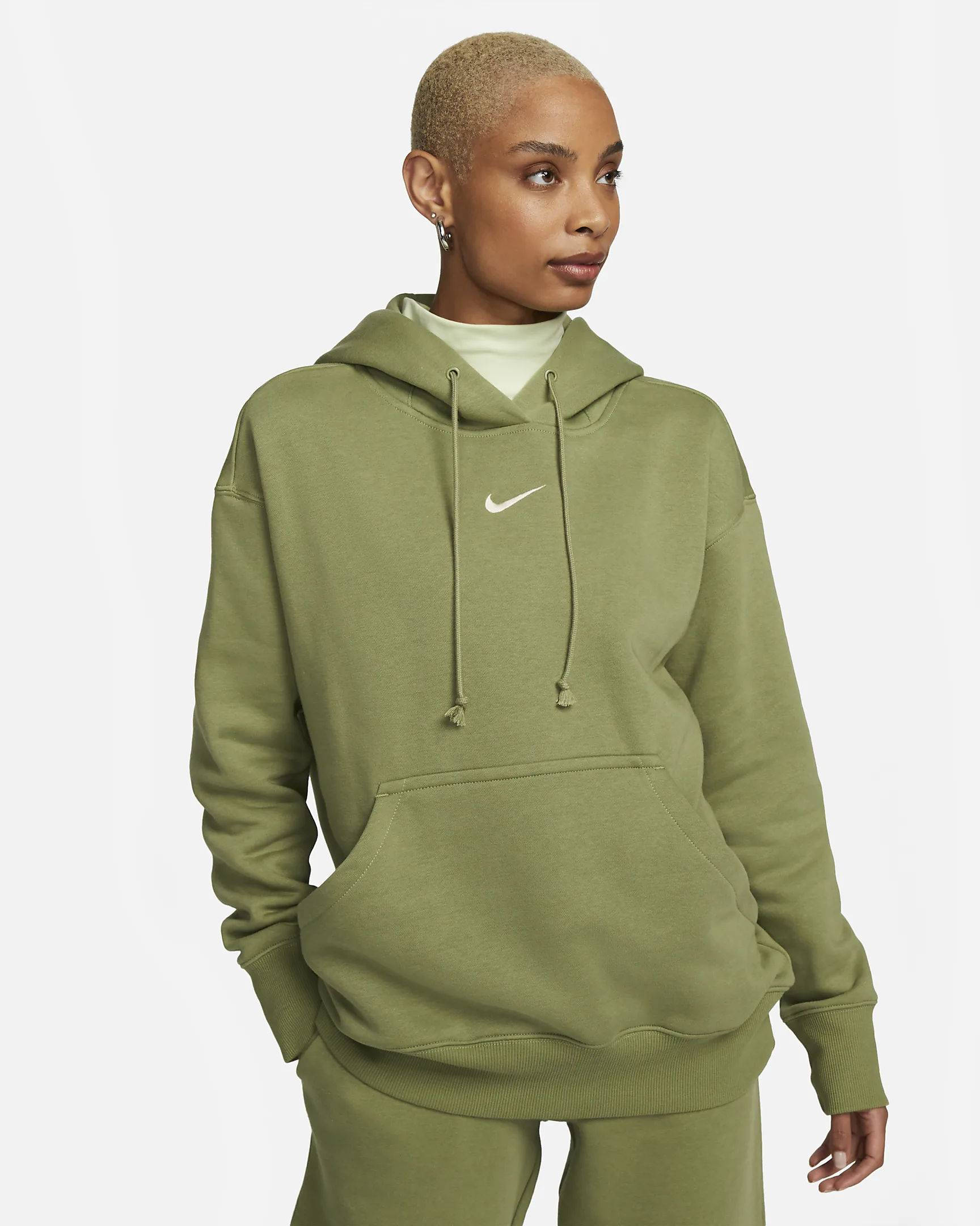 Nike Sportswear Phoenix Fleece Oversized Pullover Hoodie - Alligator ...