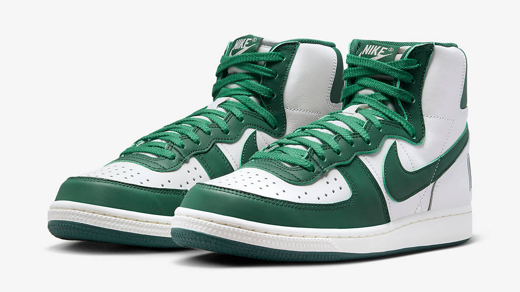 Nike Terminator High Swan Noble Green FD0650-100 Side