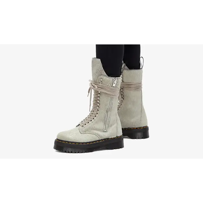 RICK OWENS x Dr. Martens 1918 Boot White | Where To Buy