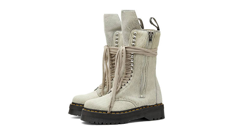 RICK OWENS x Dr. Martens 1918 Boot White | Where To Buy