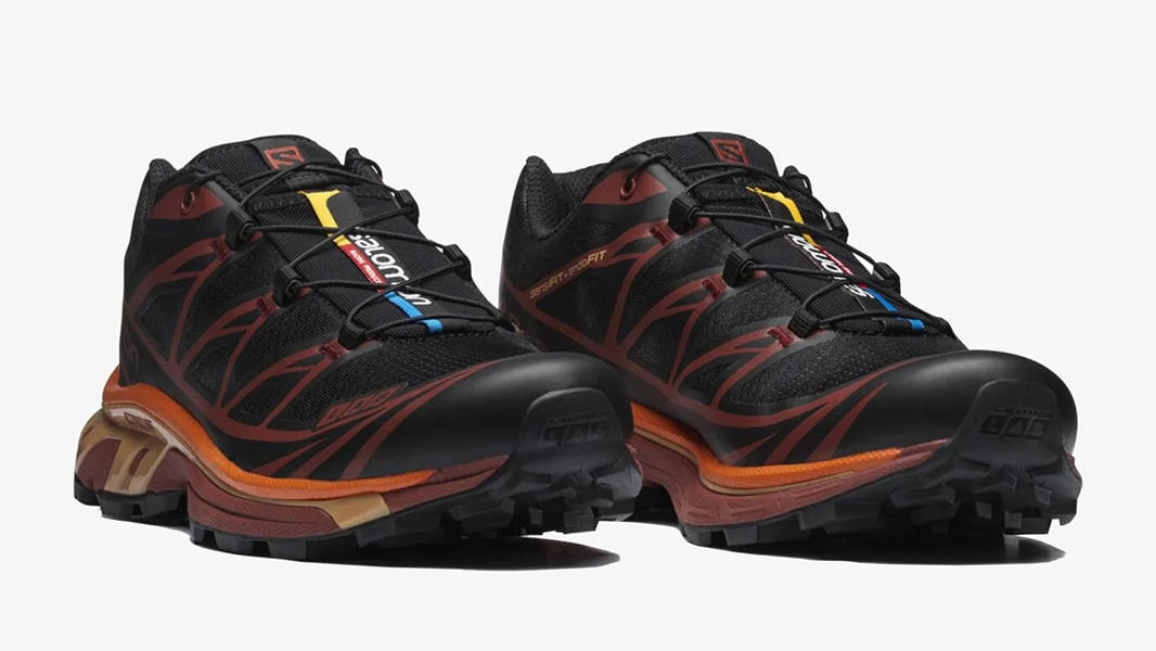 Salomon XT-6 Black Chocolate Orange L41750900 Side