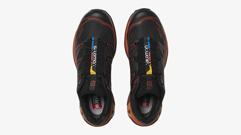 Salomon XT-6 Black Chocolate Orange L41750900 Top