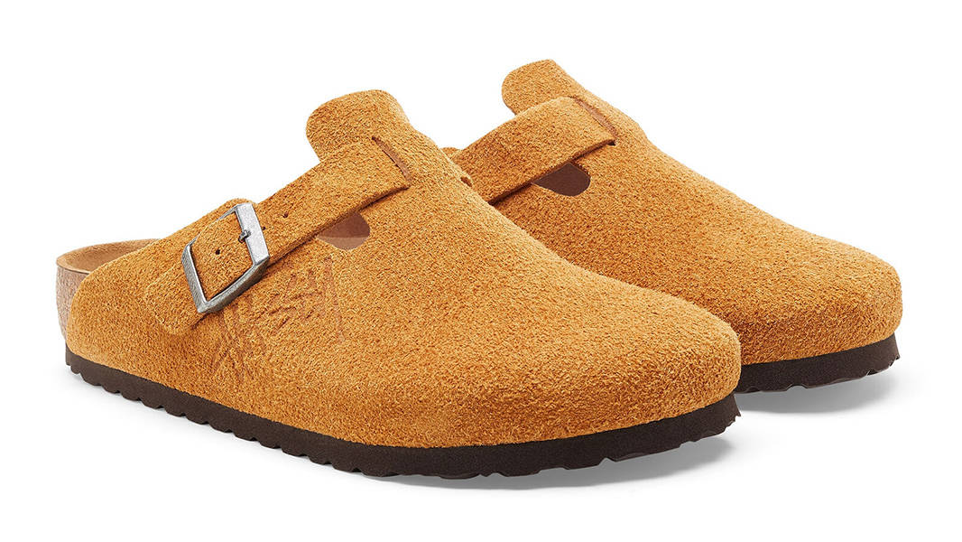 Stussy x BIRKENSTOCK Boston Caramel 41