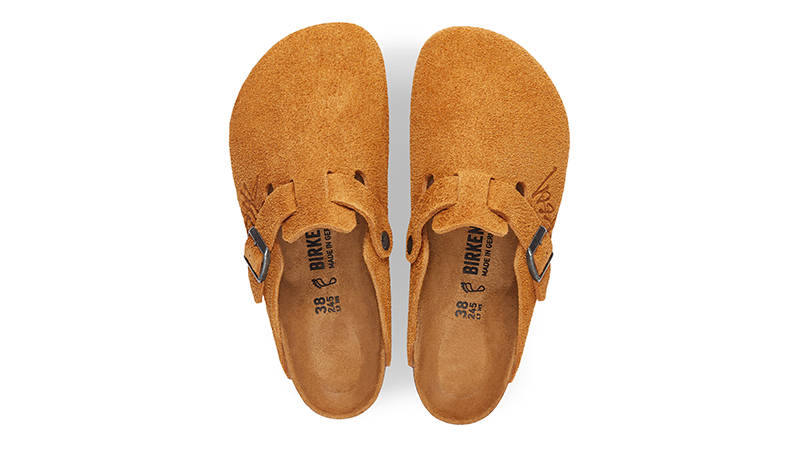 Stussy x Birkenstock Boston Caramel