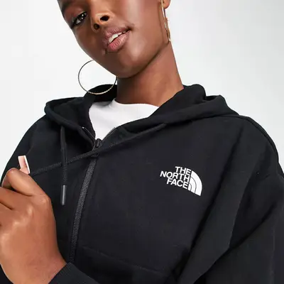 The North Face Icon Cropped Zip Up Hoodie   Where To Buy   The