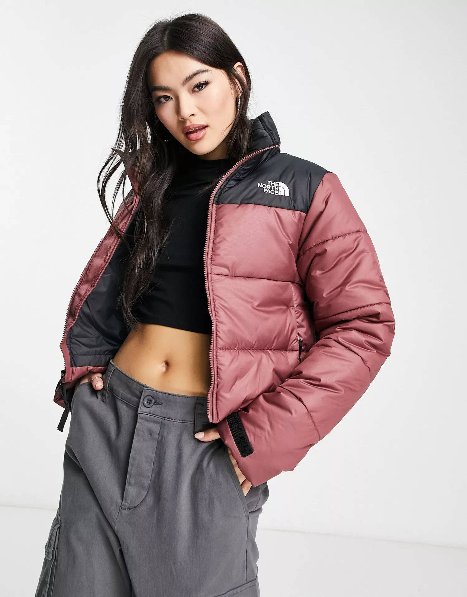 The North Face Saikuru Cropped Jacket Pink Feature