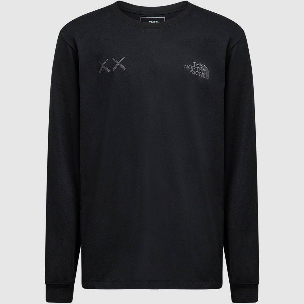 The North Face x KAWS XX Long Sleeve T-Shirt - Black | The Sole 