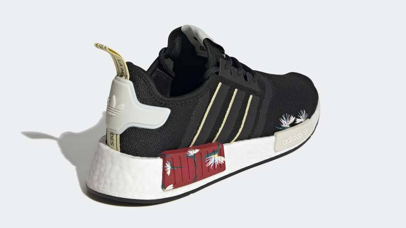 Thebe Magugu x adidas NMD R1 Black Back