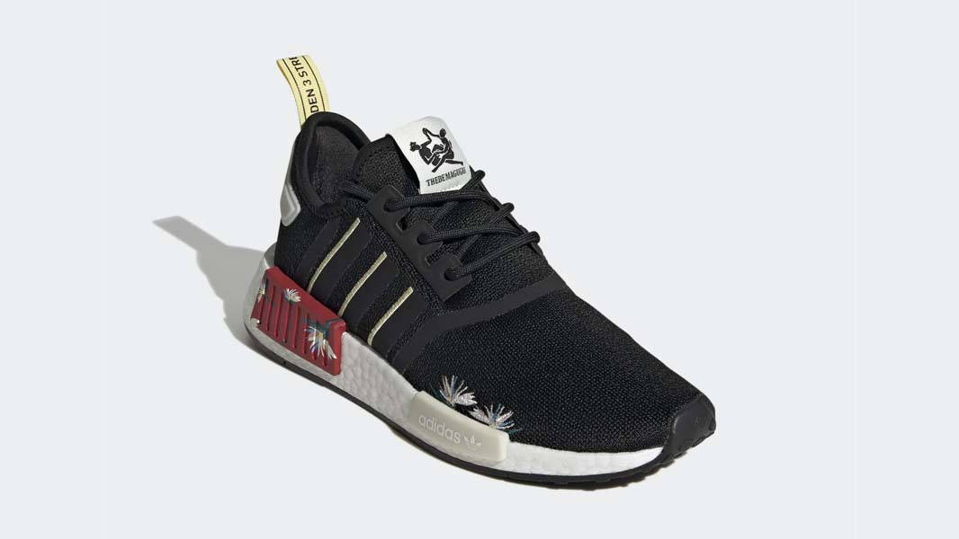 adidas gazelle silver green womens Adidas x Marimekko Women's NMD_R1 Core Black / Off White / Grey Six Low Top  Sneakers main image 0