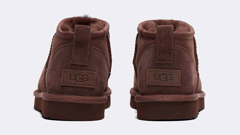 UGG Classic Ultra Mini Boots Burnt Cedar Back