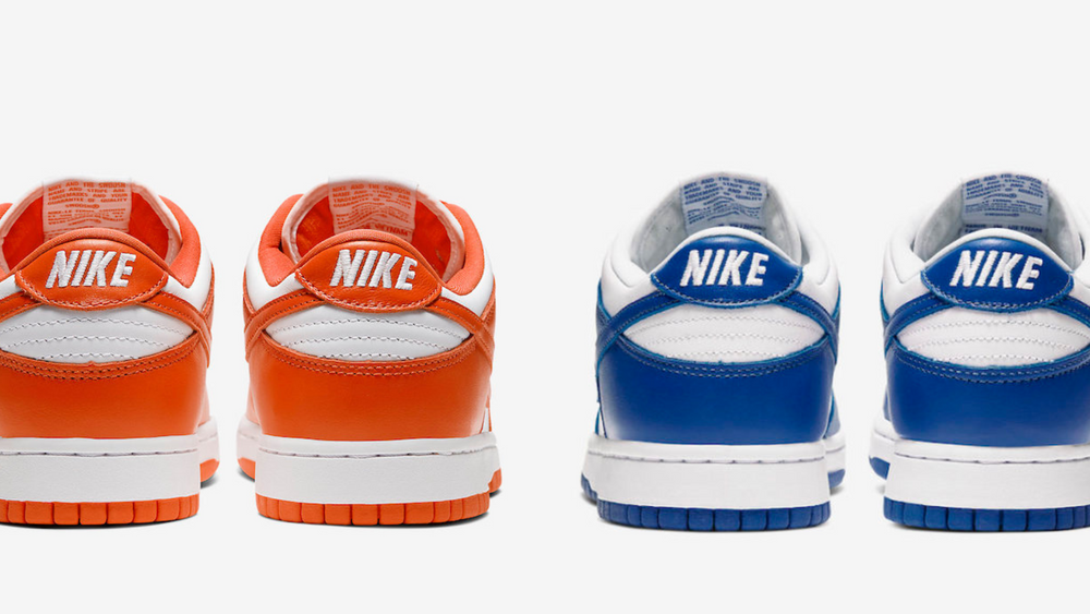 Image via Nike The Nike Dunk Low "Kentucky" and "Syracuse" Are Returning Soon